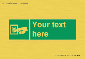 Custom Light Switch Sign